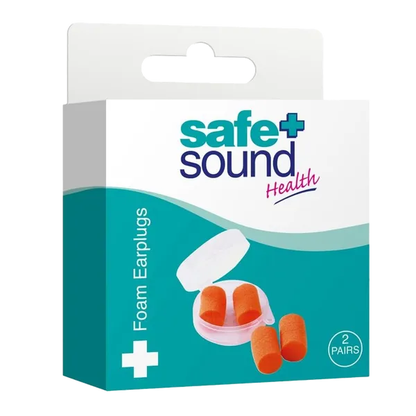 Safe & Sound Foam Earplugs 2 Pairs