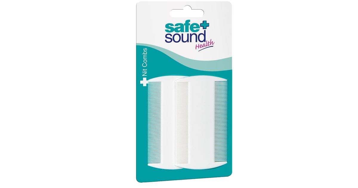 Safe & Sound Nit Comb White