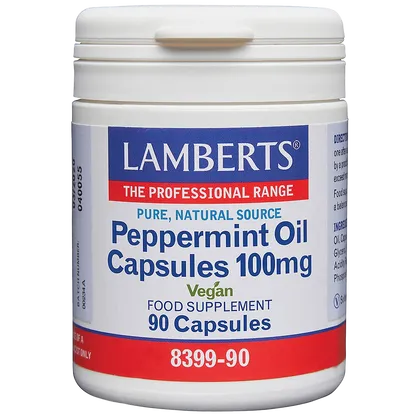 Lamberts Peppermint Oil Capsules 100mg Pack of 90