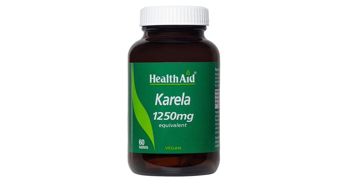 HealthAid Karela 1250mg Tablets Pack of 60