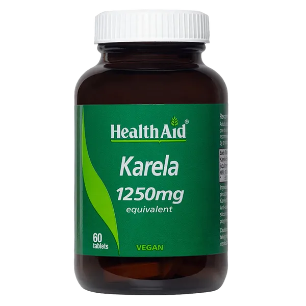 HealthAid Karela 1250mg Tablets Pack of 60