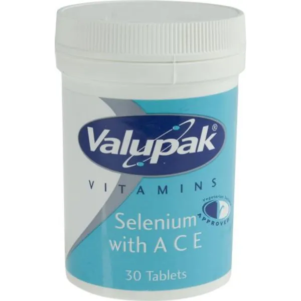 Valupak Selenium with A C & E Tablets Pack of 30