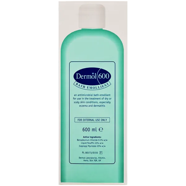 Dermol 600 Bath Emollient 600ml