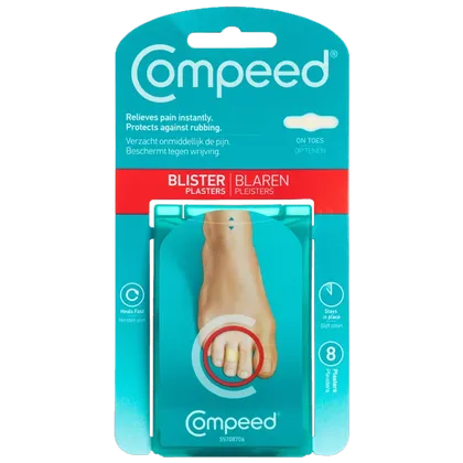 Compeed Toe Blister Plasters Pack of 8