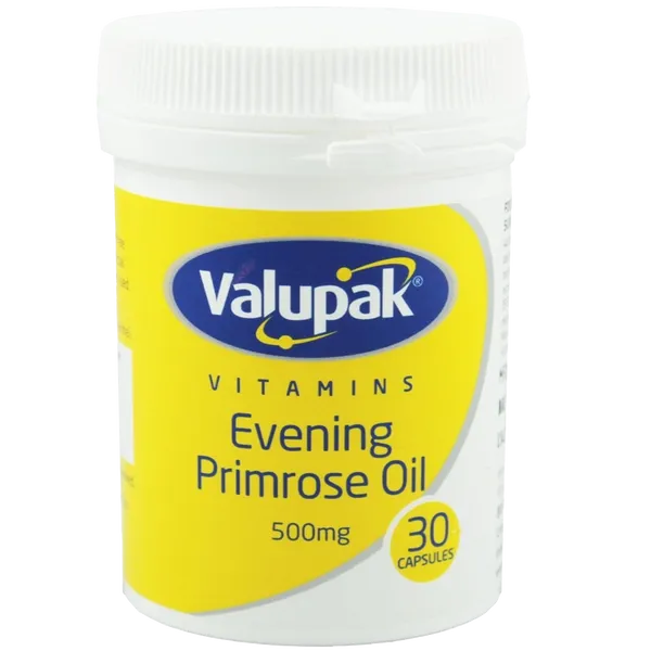 Valupak Evening Primrose Oil Capsules 500mg Pack of 30