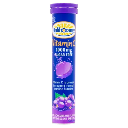 Haliborange Effervescent Vitamin C Blackcurrant Pack of 20