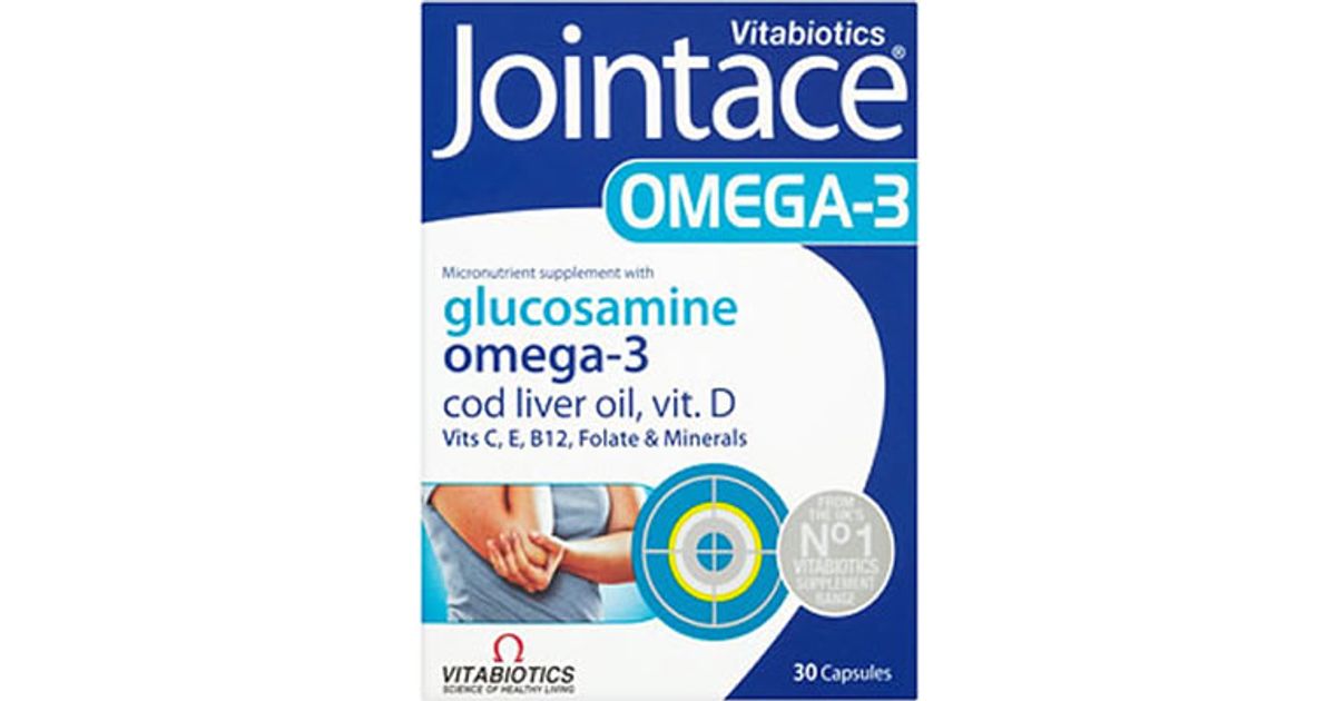 Jointace Omega 3, Glucosamine & Cod Liver Oil Capsules Pack of 30