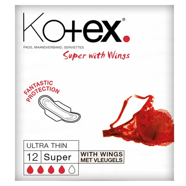 Kotex Ultra Towels Super with Wings Pack of 12