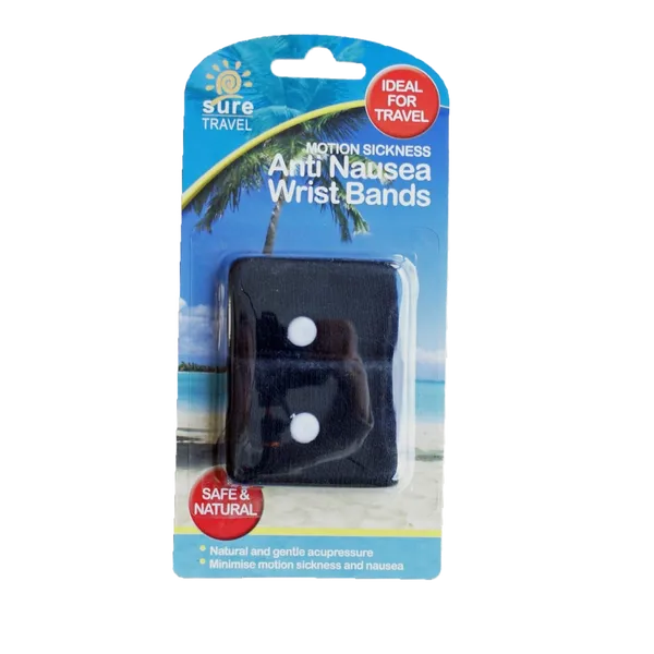 Sure Travel Anti Nausea Wrist Bands Pack of 2