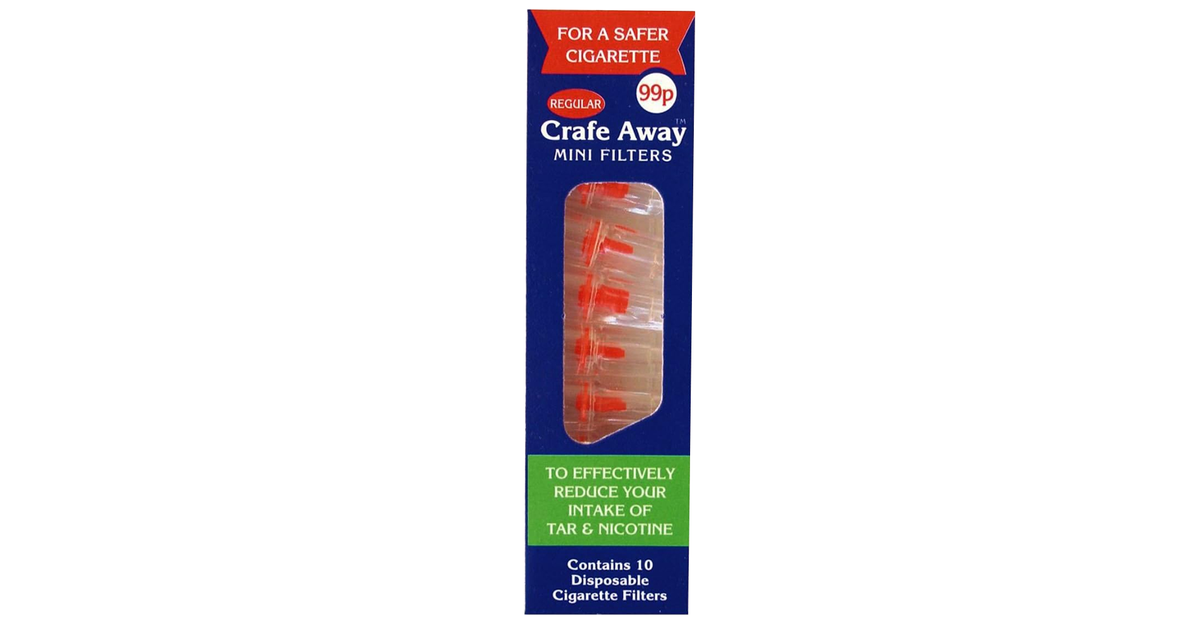 crafe away cigarette Crafe Away Anti-smoking Regular Filters Pack of 10