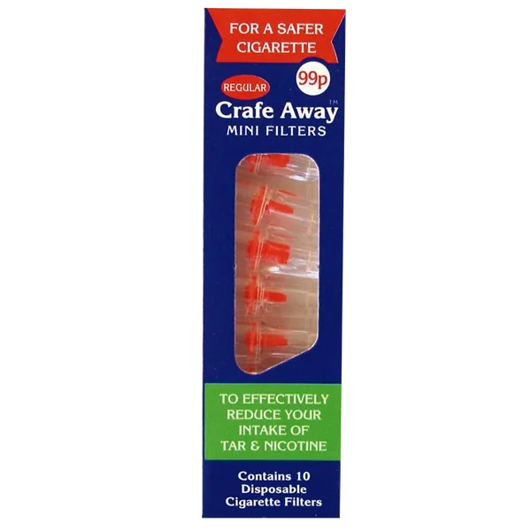 Crafe Away Anti-smoking Regular Filters Pack of 10