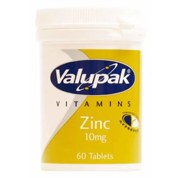 Valupak Zinc 10mg Tablets Pack of 60
