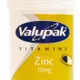 Valupak Zinc 10mg Tablets Pack of 60