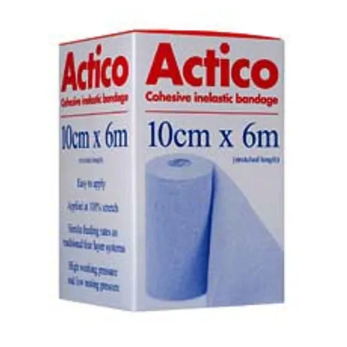 Actico Cohesive Short Stretch Bandage 10cm x 6m