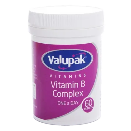 Valupak Vitamin B Complex Tablets Pack of 60