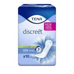 TENA Discreet Extra Pads Pack of 10