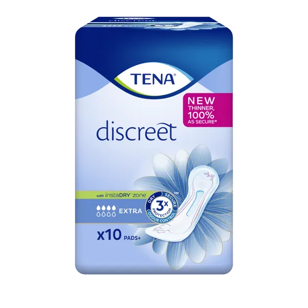 Always Discreet Incontinence Extra Secure Long Plus Pads x16