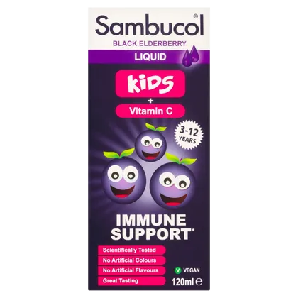 Sambucol Kids Liquid Black Elderberry 120ml