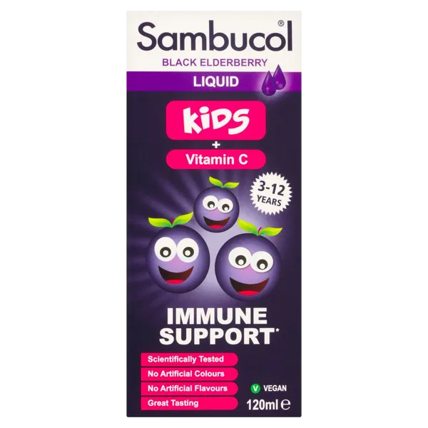 Sambucol Kids Liquid Black Elderberry 120ml