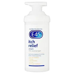 E45 Itch Relief Cream Pump Dispenser 500g