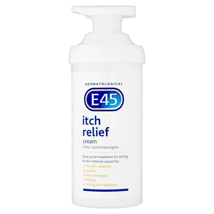 E45 Itch Relief Cream Pump Dispenser 500g