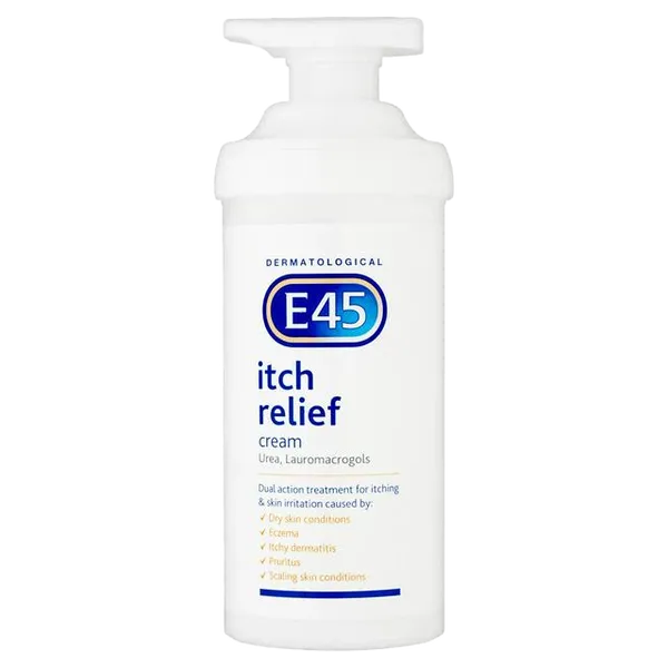 E45 Itch Relief Cream Pump Dispenser 500g
