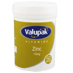 Valupak Zinc 10mg Tablets Pack of 60