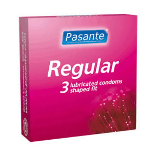 Pasante Regular Condoms Pack of 3