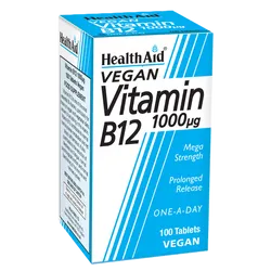 HealthAid Vitamin B12 1000mcg Tablets Pack of 100