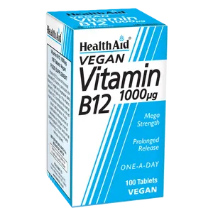 HealthAid Vitamin B12 1000mcg Tablets Pack of 100