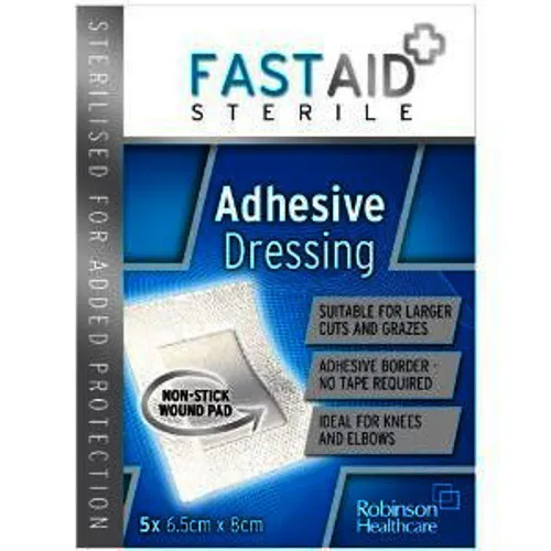 Fastaid Adhesive Dressing Pack of 5