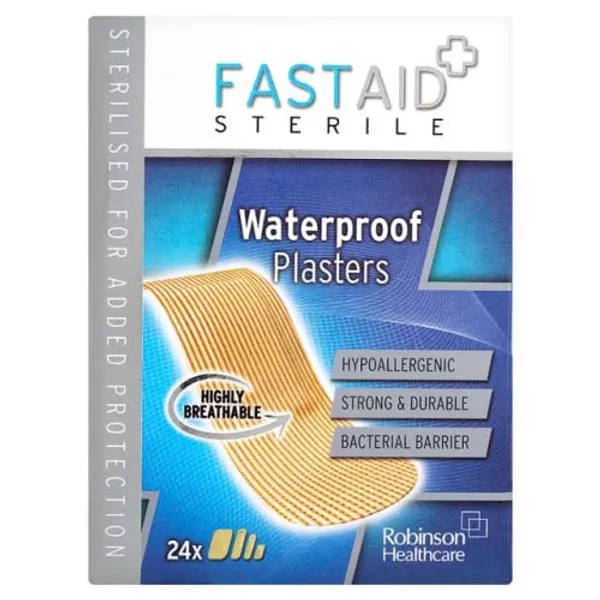 Fastaid Plasters Waterproof Pack of 24