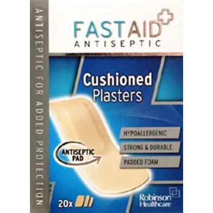 Fastaid Plasters Cushioned Pack of 20