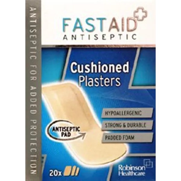 Fastaid Plasters Cushioned Pack of 20