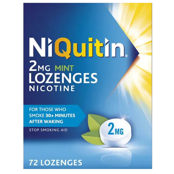 Niquitin 2mg Lozenges Mint Pack of 72