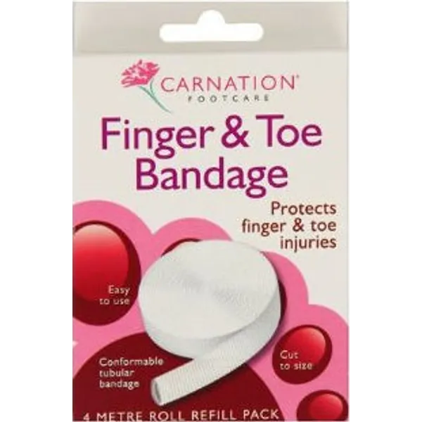 Carnation Finger & Toe Bandage 4m