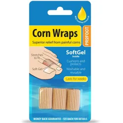 Profoot SoftGel Corn Wraps Pack of 3