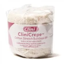 Clinicrepe Cotton Stretch Bandage 7.5cm x 4.5m