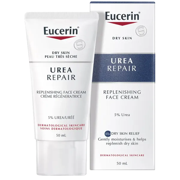 Eucerin UreaRepair Replenishing Face Cream 5 Urea 50ml