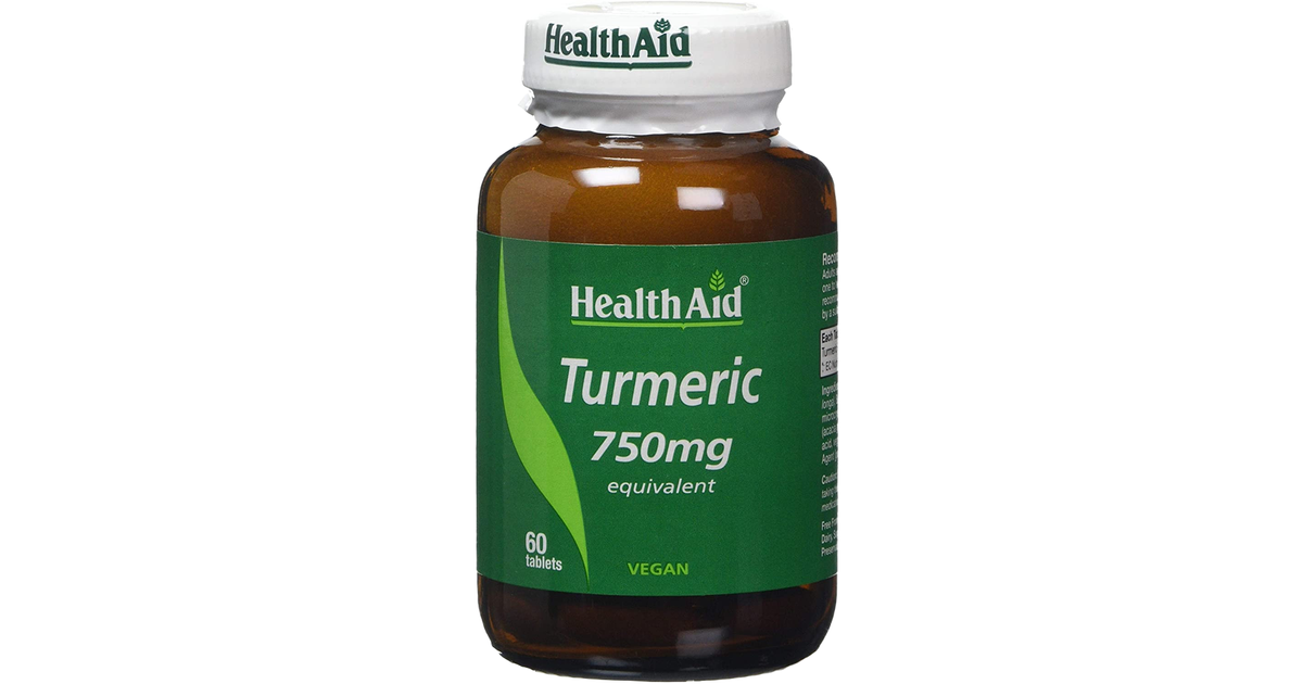 HealthAid Turmeric 750mg Tablets Pack of 60