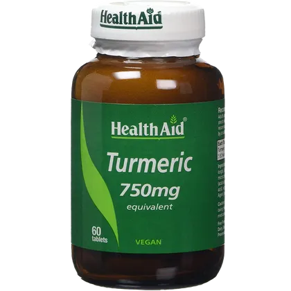 HealthAid Turmeric 750mg Tablets Pack of 60