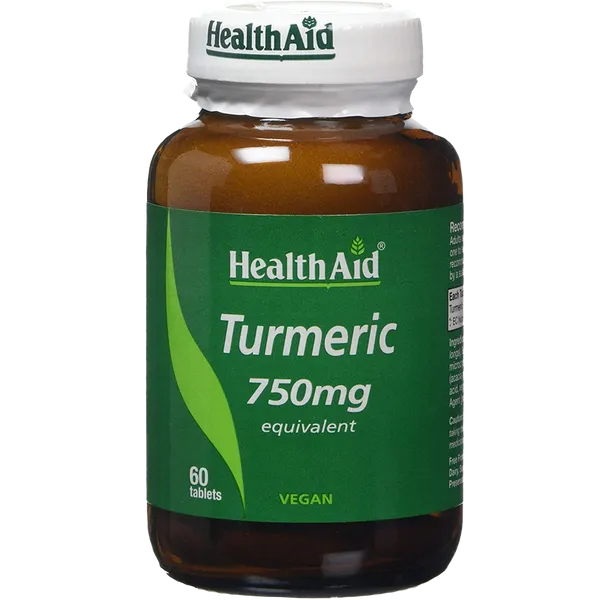 HealthAid Turmeric 750mg Tablets Pack of 60