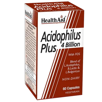 HealthAid Acidophilus Plus 4 Billion Vegicaps Pack of 60