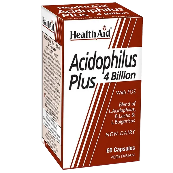 HealthAid Acidophilus Plus 4 Billion Vegicaps Pack of 60