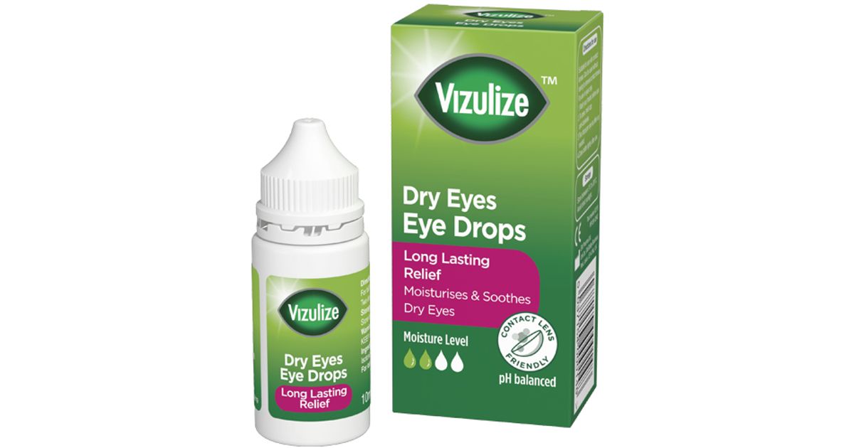 Vizulize Dry Eyes Eye Drops 10ml