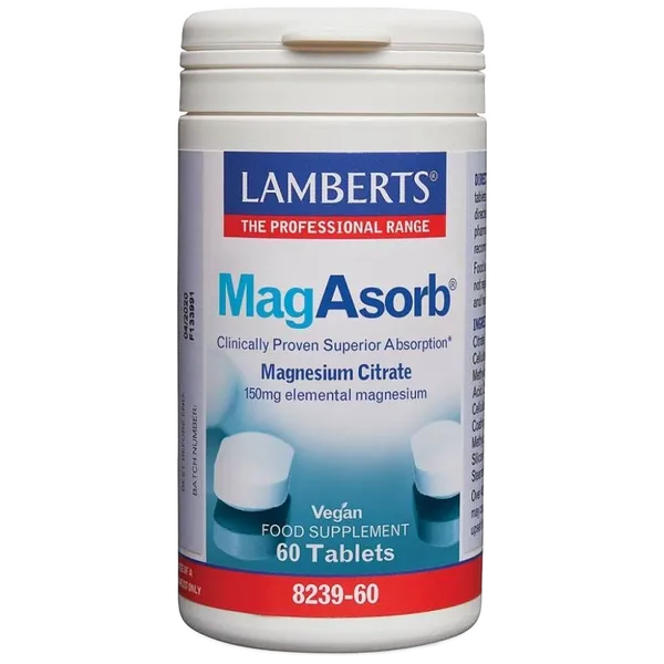 Lamberts MagAsorb Tablets Pack of 60
