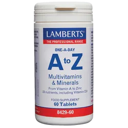 Lamberts A-Z Multivitamins & Minerals Tablets Pack of 60
