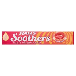 Halls Soothers Peach & Raspberry Flavour