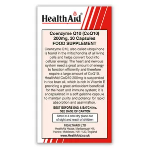 HealthAid CoQ10 200mg Capsules Pack of 30