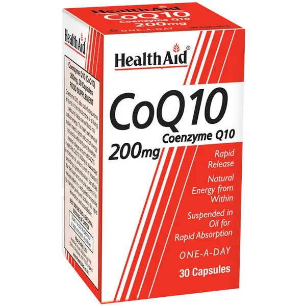 HealthAid CoQ 10 200mg Capsules Pack of 30